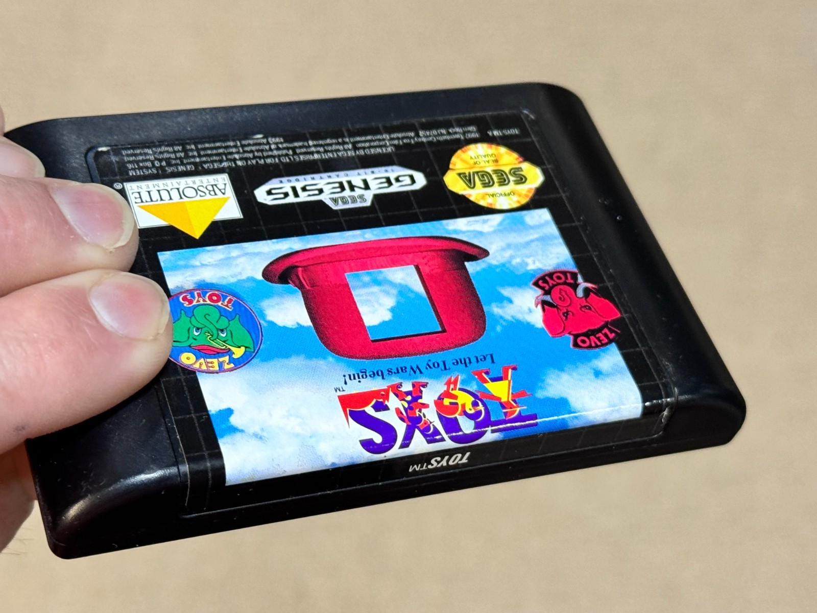 Toys – Authentic (Sega Genesis) Game Cartridge – Tested