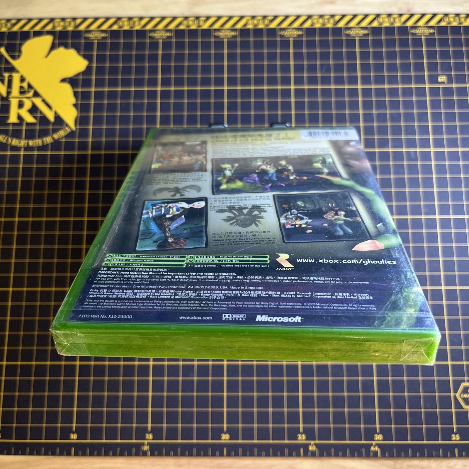 Grabbed By The Ghoulies Xbox OG Original Asia English Chinese Brand New Sealed