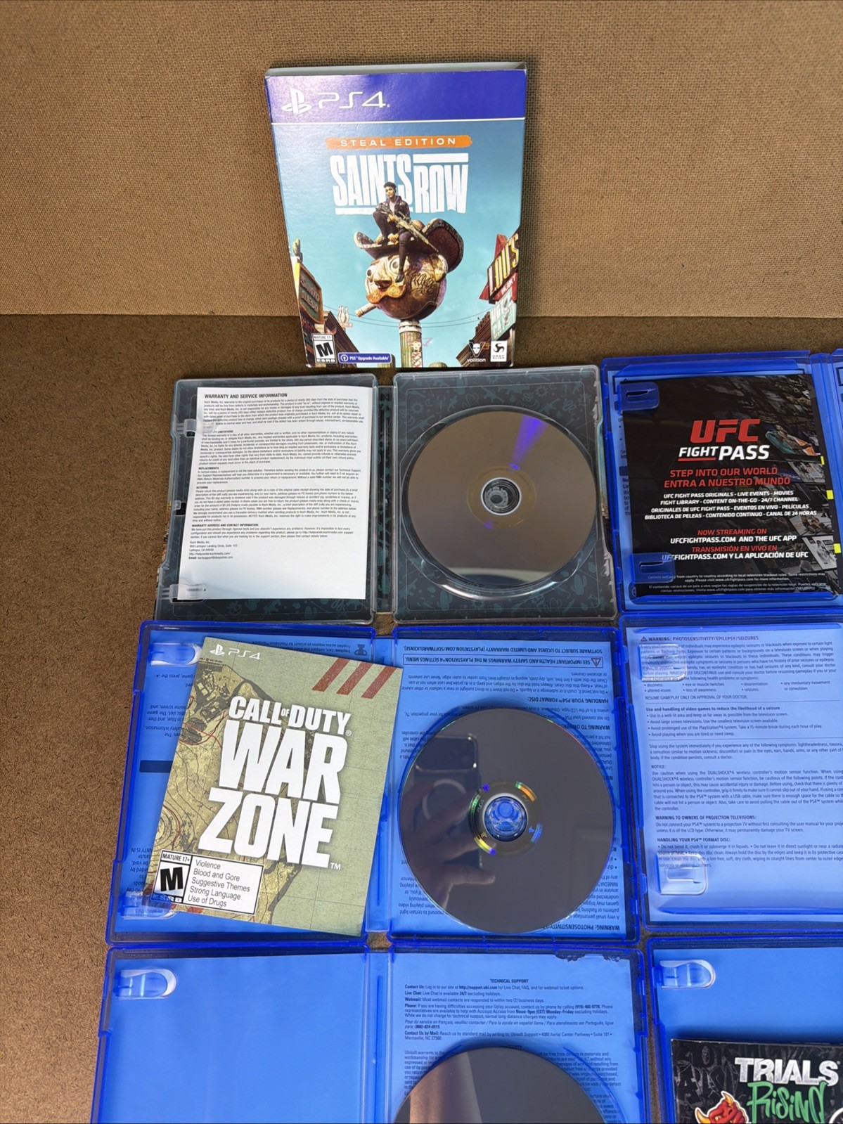 Sony PlayStation 4 PS4 Slim CUH-2215B 1TB Black Console w/ Games NEAR MINT WOW!