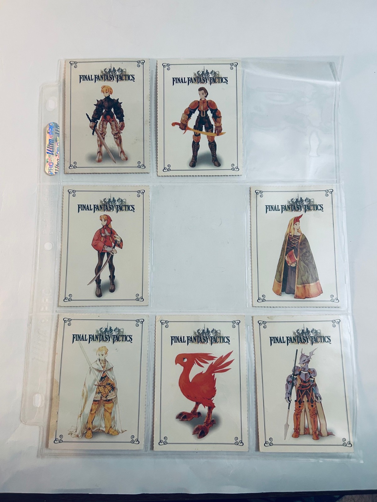 Final Fantasy Tactics PS1 Prima Strategy Guide With Full Card Set and Extras