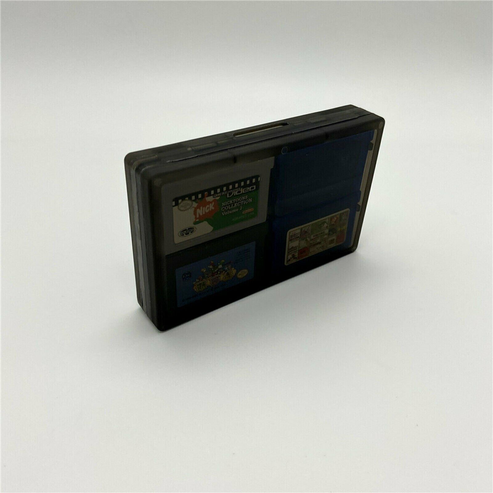 4in1 Large Storage Box Game Card Protective Case For GameBoy GBA GBASP Black