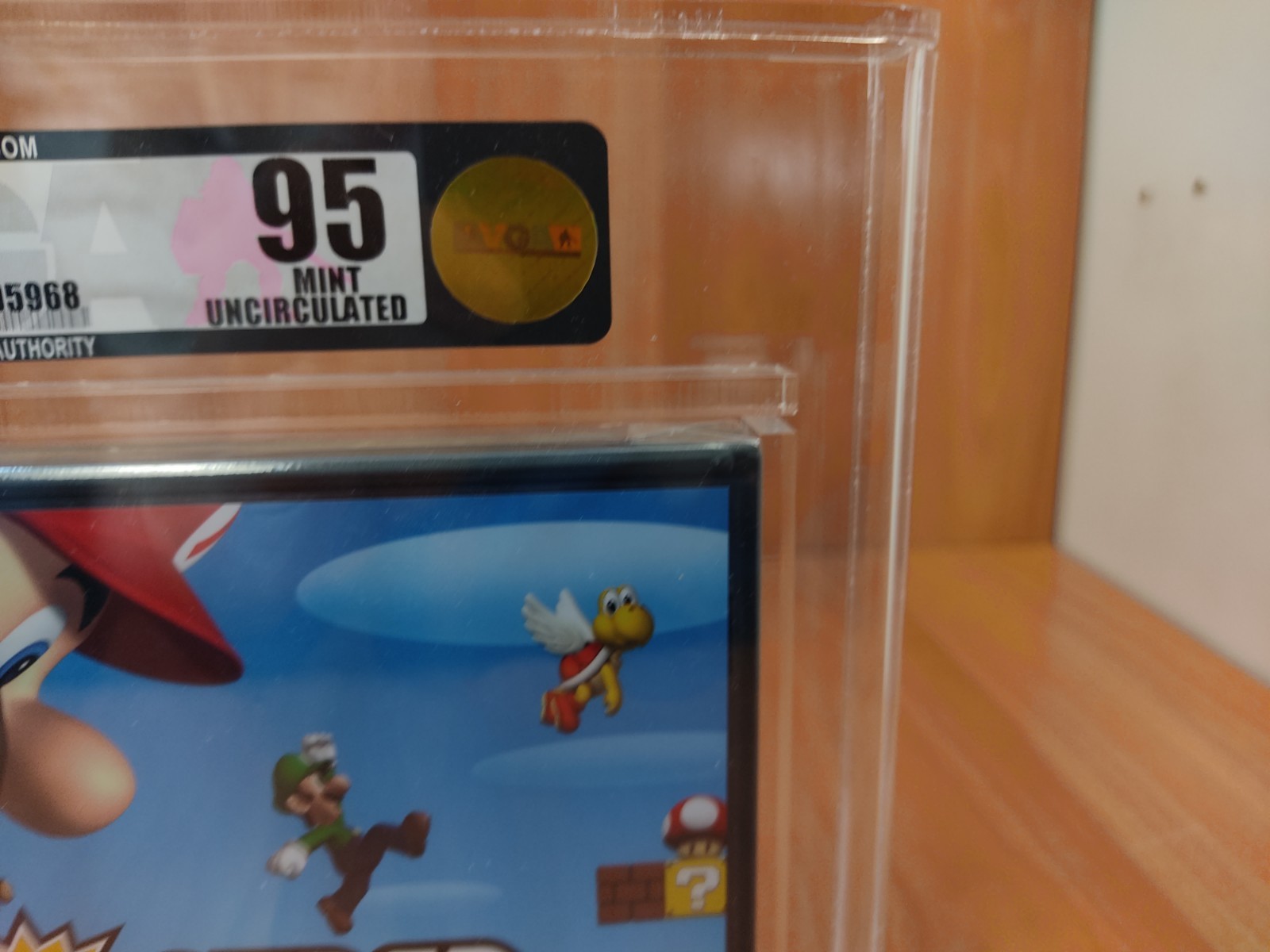 Factory Sealed Gem MINTY New VGA 95 Super Mario Bros. nintendo DS