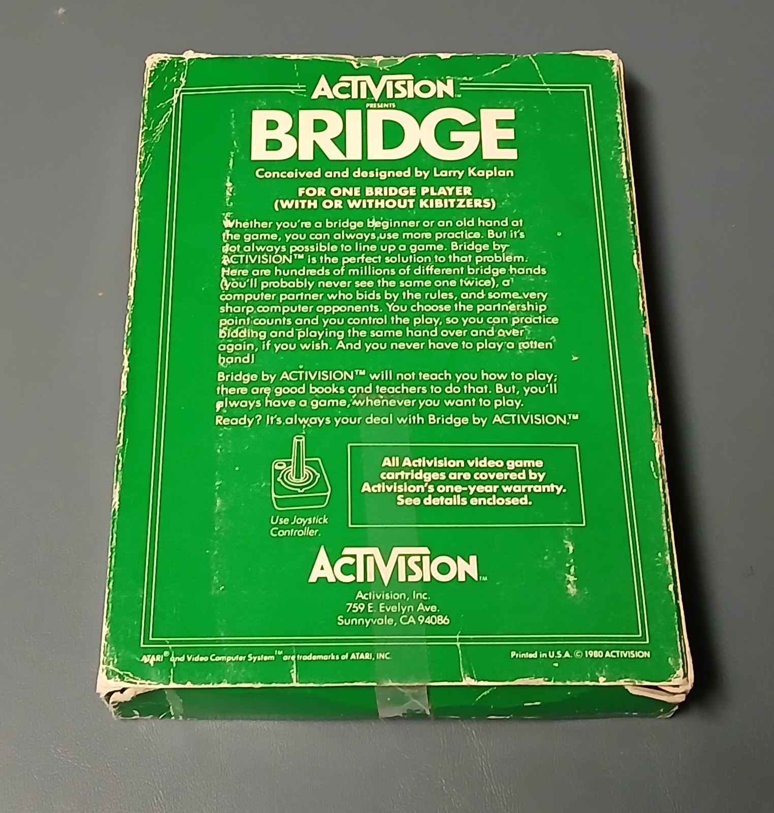 Atari 2600 Bridge By Activision Complete In Box (CIB) With Manual And More