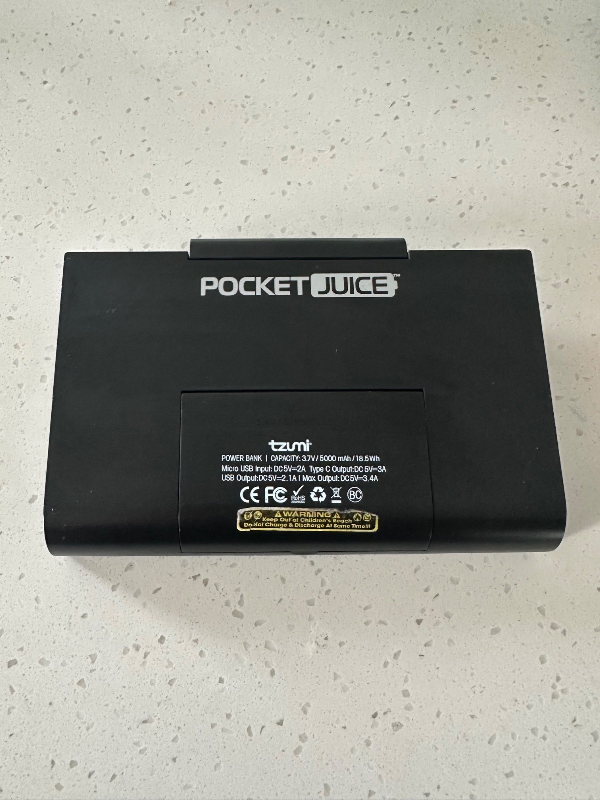 Tzumi Pocket Juice 5000mAh Portable Charger for Nintendo Switch