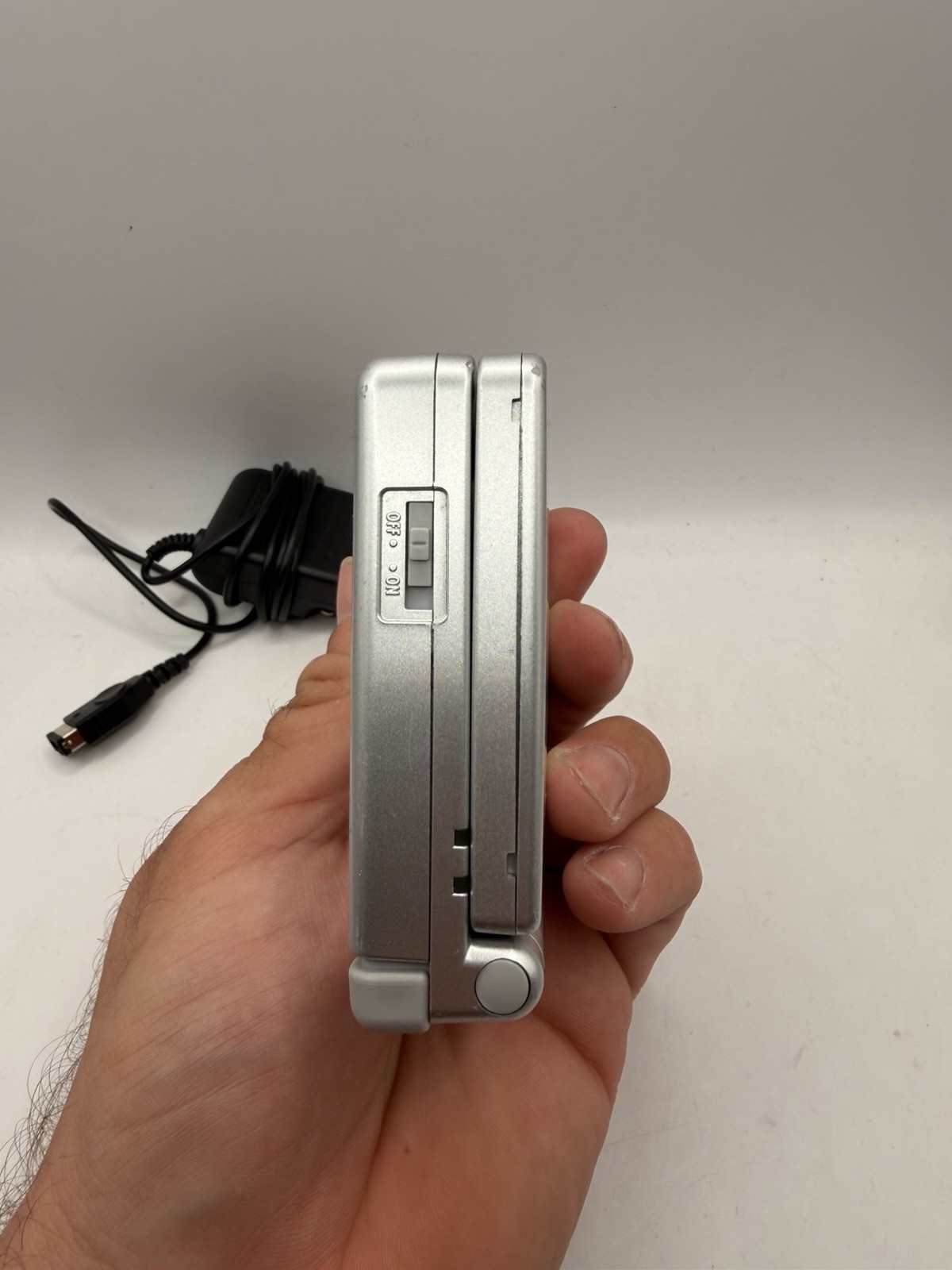 Nintendo Game Boy Advance SP Silver Console AGS-001 Handheld System