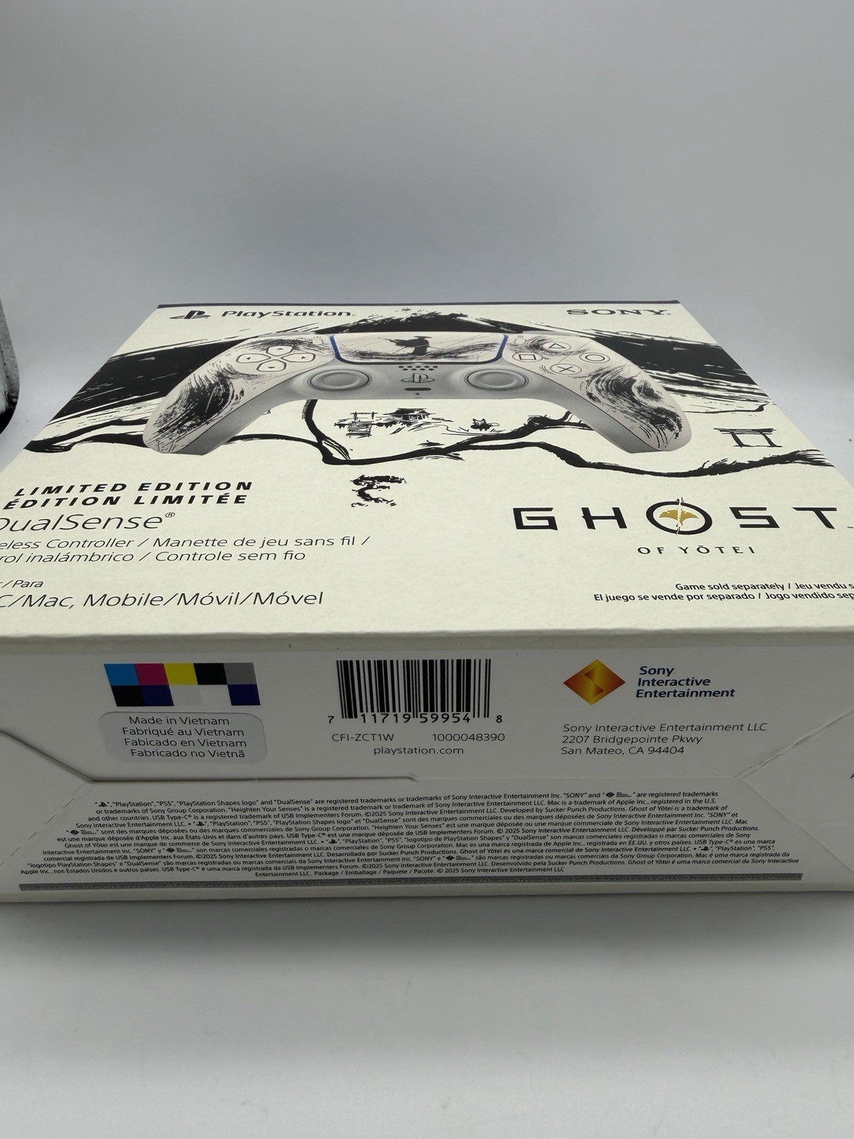 🏯 Ghost of Yotei ” Black ” – Sony PS5 DualSense Wireless Controller – NEW 🎮