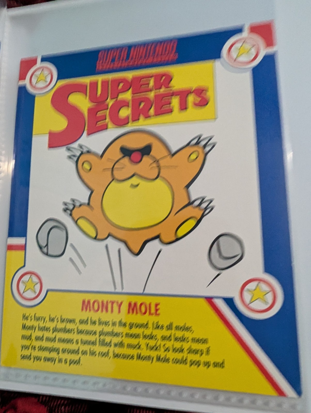 Super Mario Nintendo Secrets Pepsi Cards Complete Set In Notebook. Rare