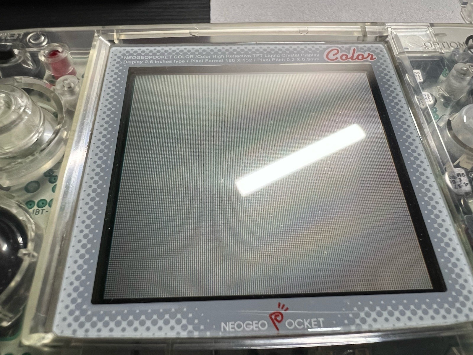 Neo Geo Pocket Color Console Slim Crystal Clear Boxed CIB + Free Game