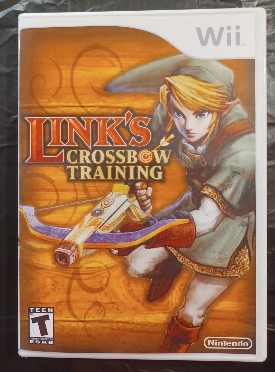 Link’s Crossbow Training REPLACEMENT Case + Artwork ONLY – NO GAME nintendo art