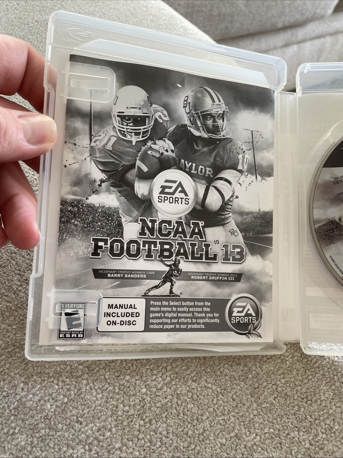 NCAA Football 13 PS3 Complete CIB PlayStation 3 Tested