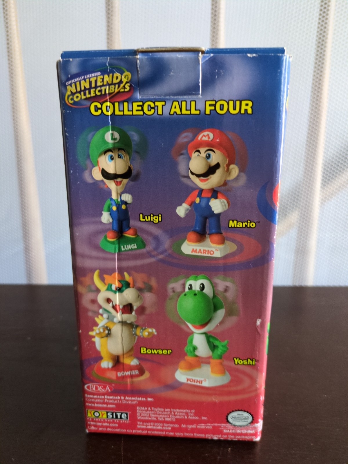 Mario Bobblehead Nintendo 2002 Limited Collectible BD&A w/Box – Great Condition!