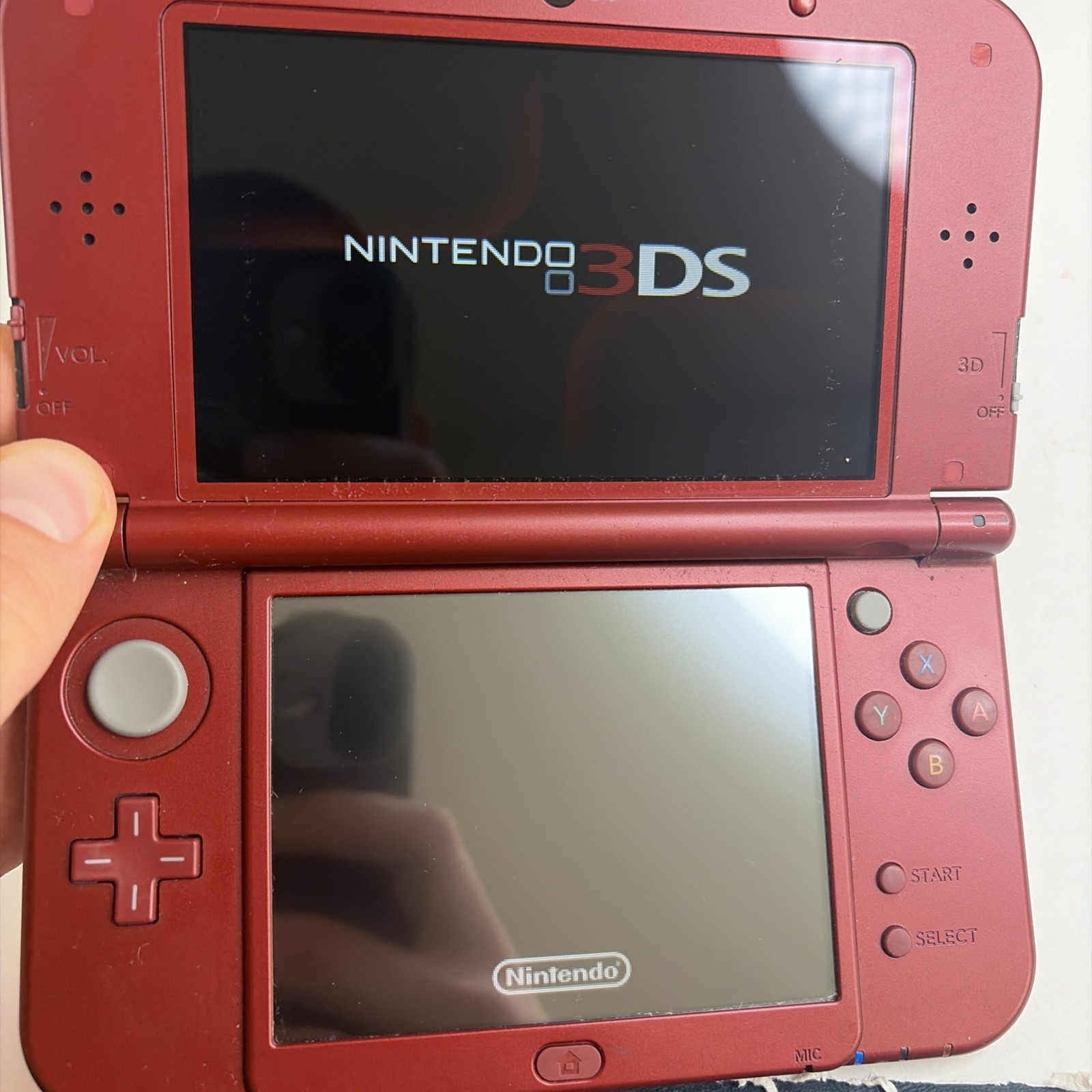 New Nintendo 3DS XL Red Console US Model – Top IPS Tested! W Charger Stylus