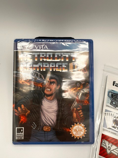 Retro City Rampage Dx Ps Vita 2015 Vblank First Print Brand New Factory Sealed