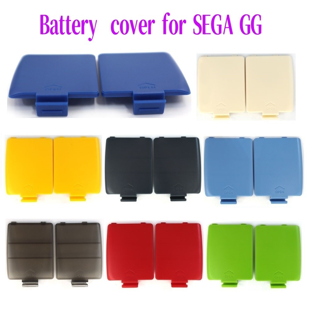Battery Door Cover L R Left Right Side AA Battery Lid Cover For Sega Game Gear