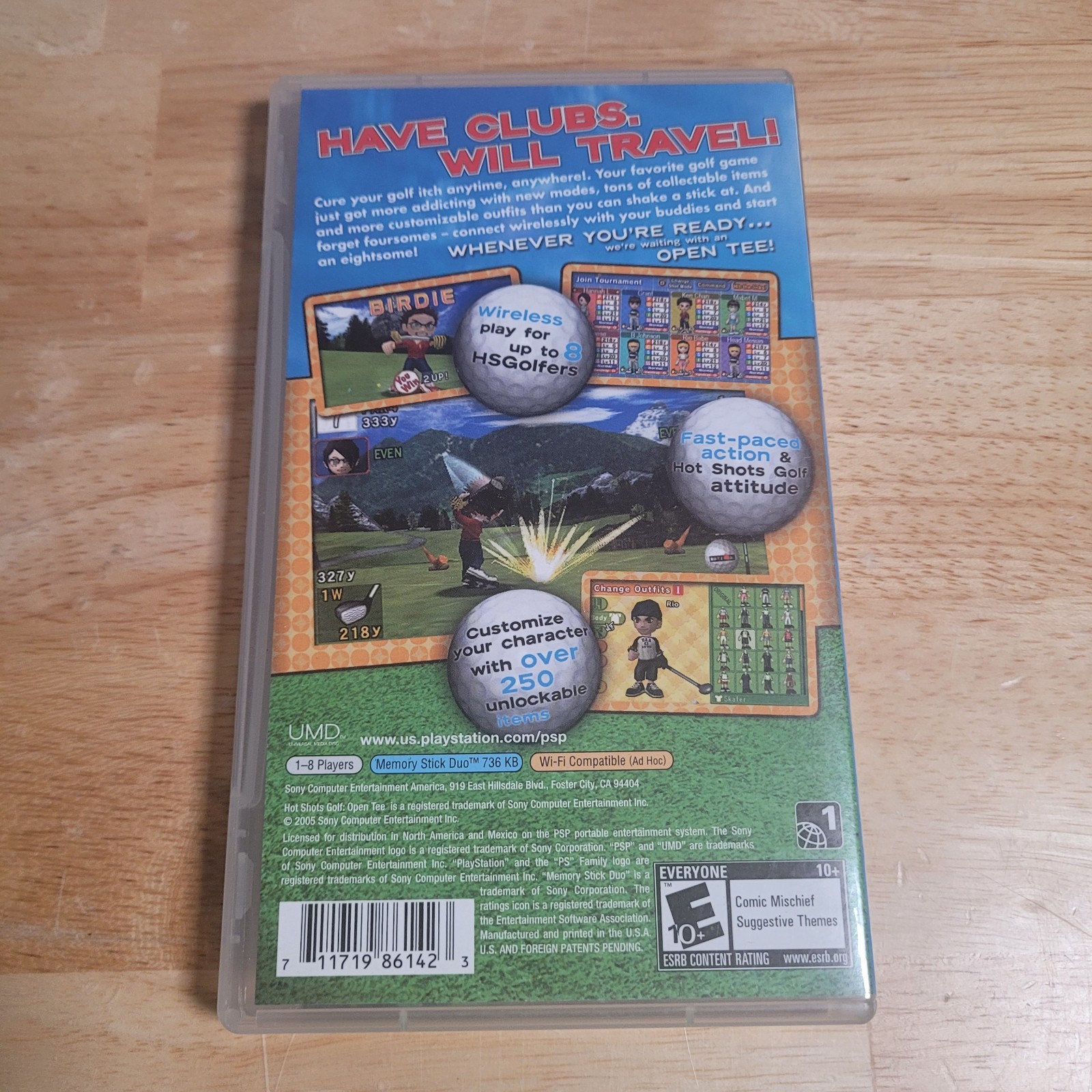 Hot Shots Golf: Open Tee PSP Sony PlayStation Portable CIB w Manual – Tested