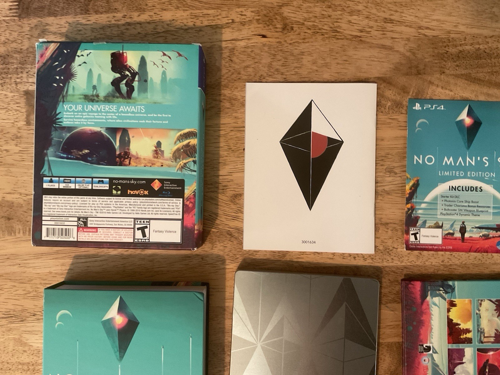 No Man’s Sky Limited Edition Sony Playstation 4 Game CIB Collector Box Set