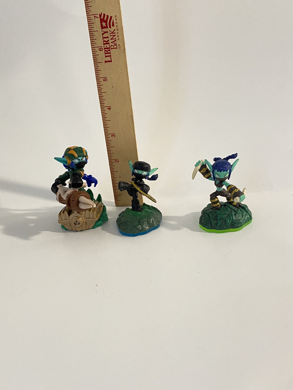 Skylanders 3 pc Stealth Elf Figure set by activision ninja elf shooter elf
