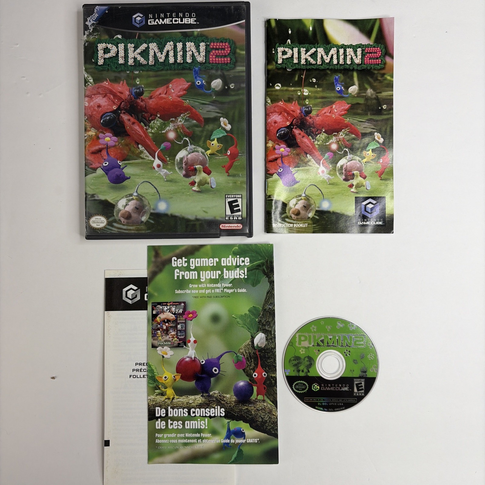 Pikmin 2 GameCube CIB NTSC-U/C Tested Black Label Complete Box Tested