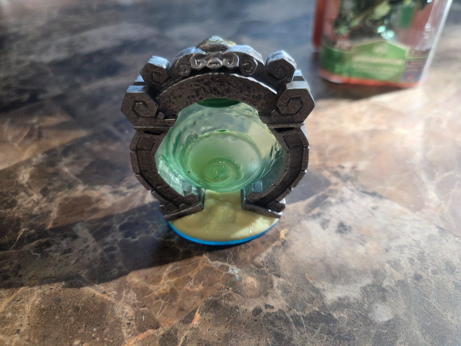 2012 Skylanders Giants Shroomboom Metallic Green Figure + Sheep Wreck Island