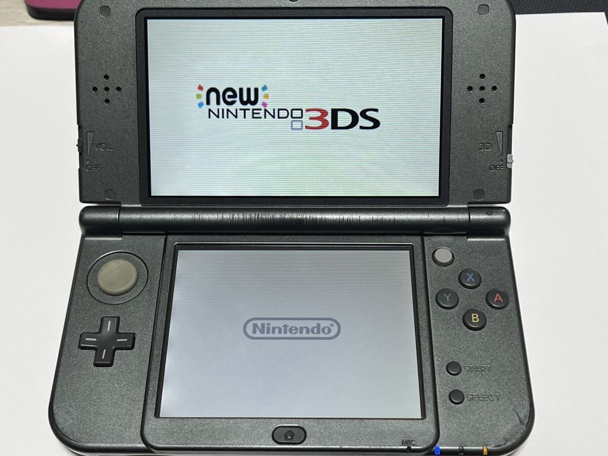 Japanese New Nintendo 3DS XL LL METALLIC BLACK only console RED-001