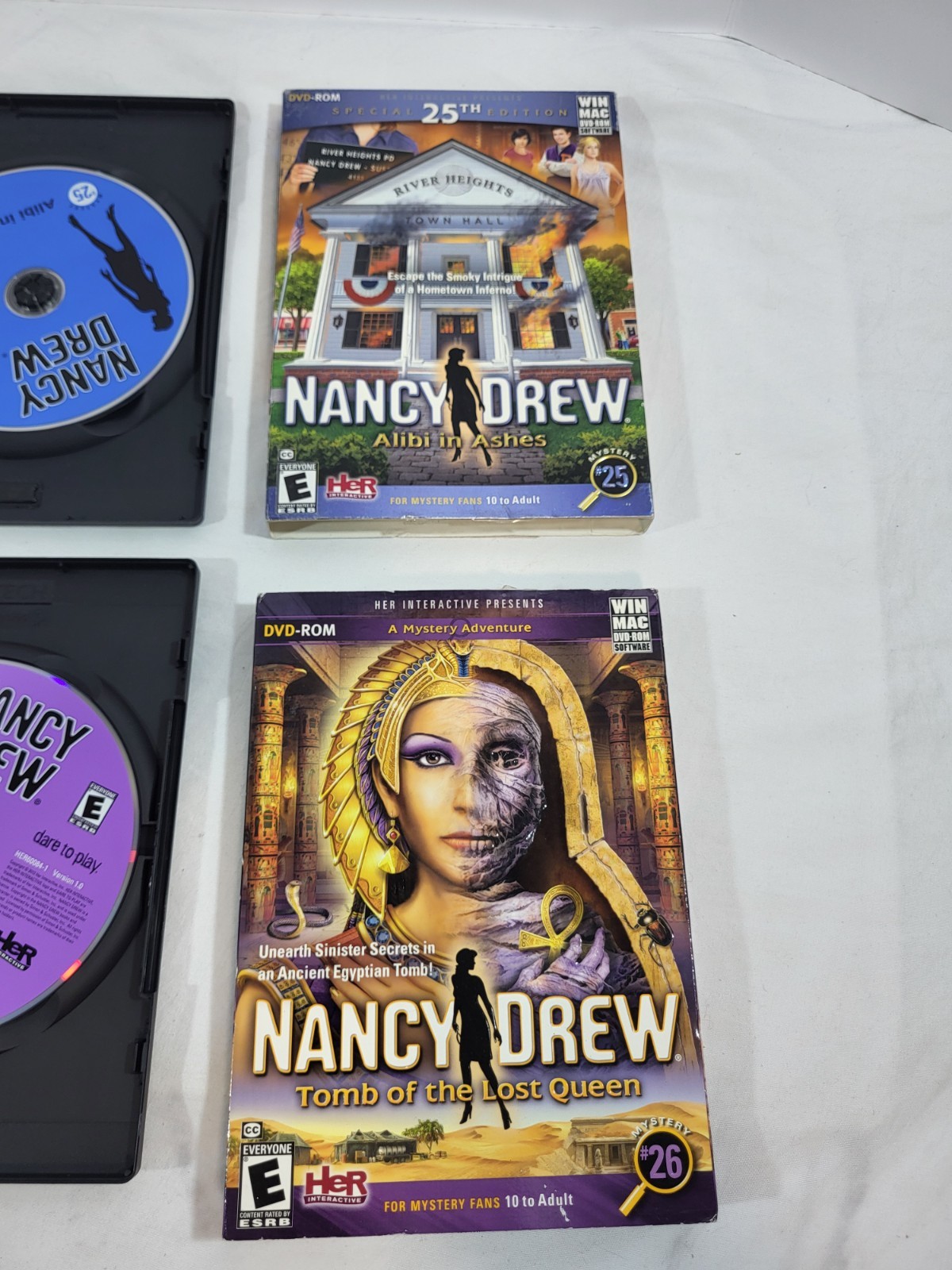 Nancy Drew Her Interactive PC Game Lot of 13 incl #20 Ransom of the Seven Ships