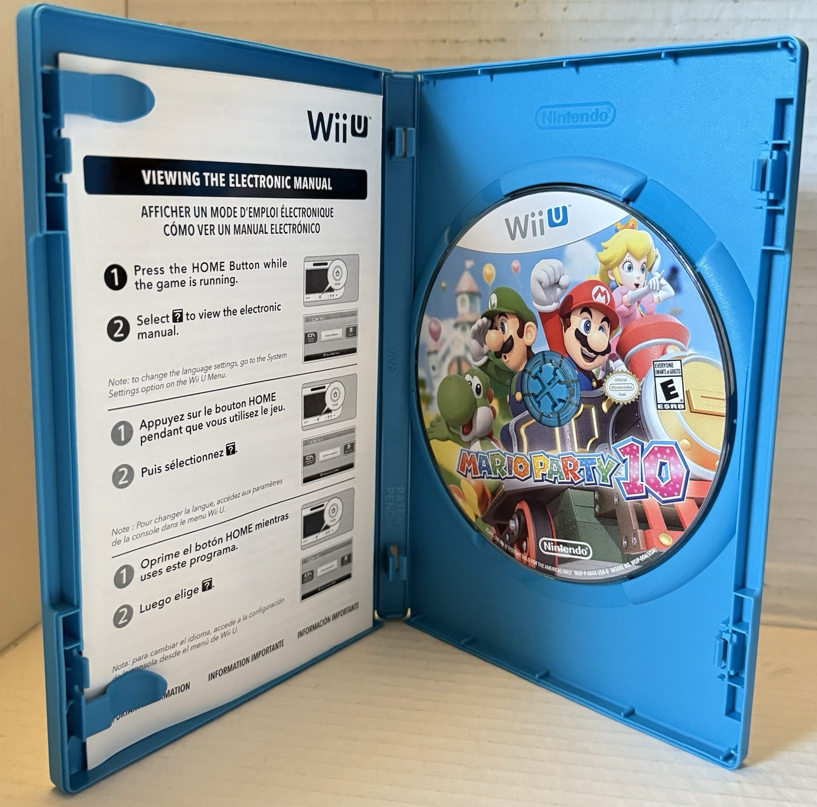 Mario Party 10 (Nintendo Wii U, 2015) Complete, CIB – Tested