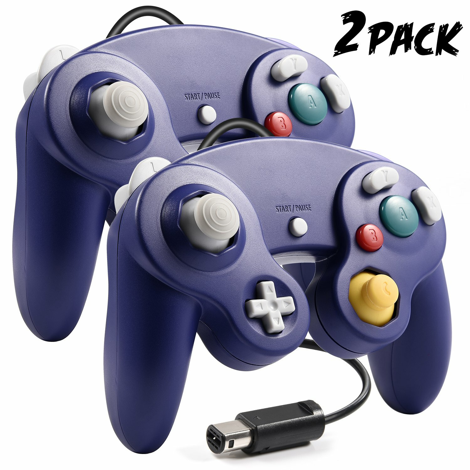 Wireless Game Controller W/ Adapter /Wired For Gamecube Retro Classic GC NGC