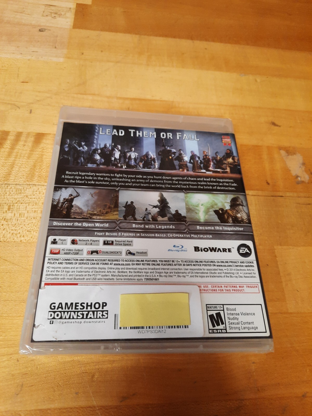 Dragon Age: Inquisition (Sony PlayStation 3, 2014)