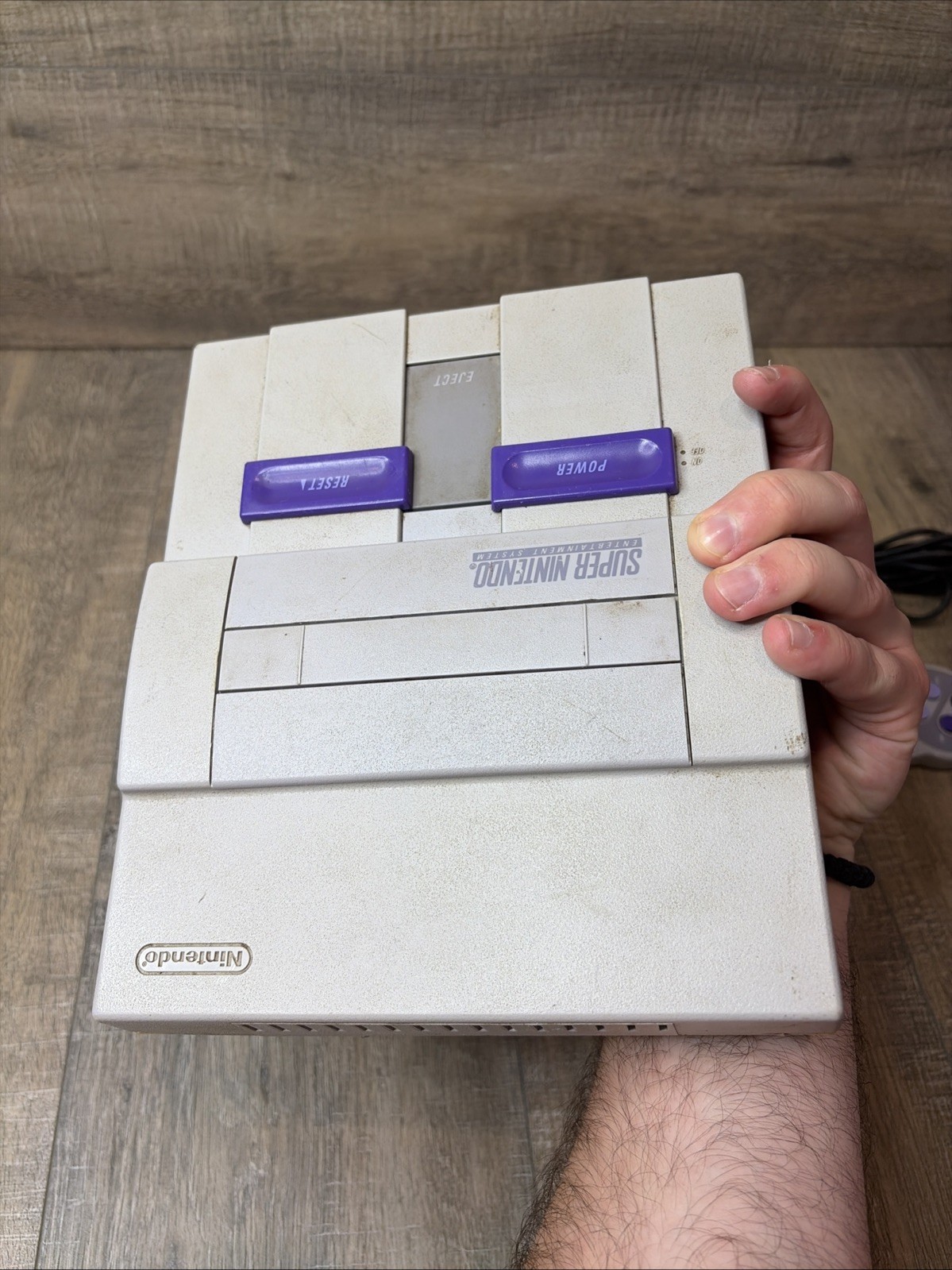 Nintendo Super Nintendo Entertainment System SNES Console SNS-001 w/ ControllER
