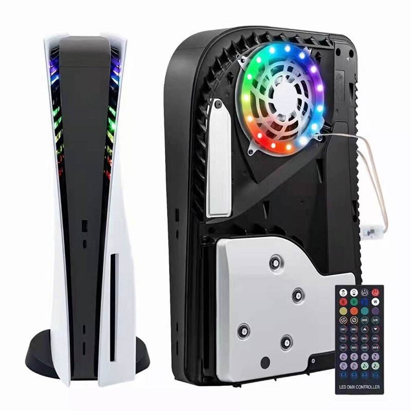 For PS5 Console USB 5050 RGB LED Light Strip Kit Sync Music 8 Colors 400 Effects