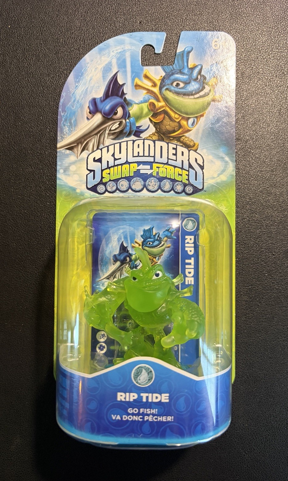 Skylanders Traslucent Green Rip Tide (chase variant) NIB – New Sealed