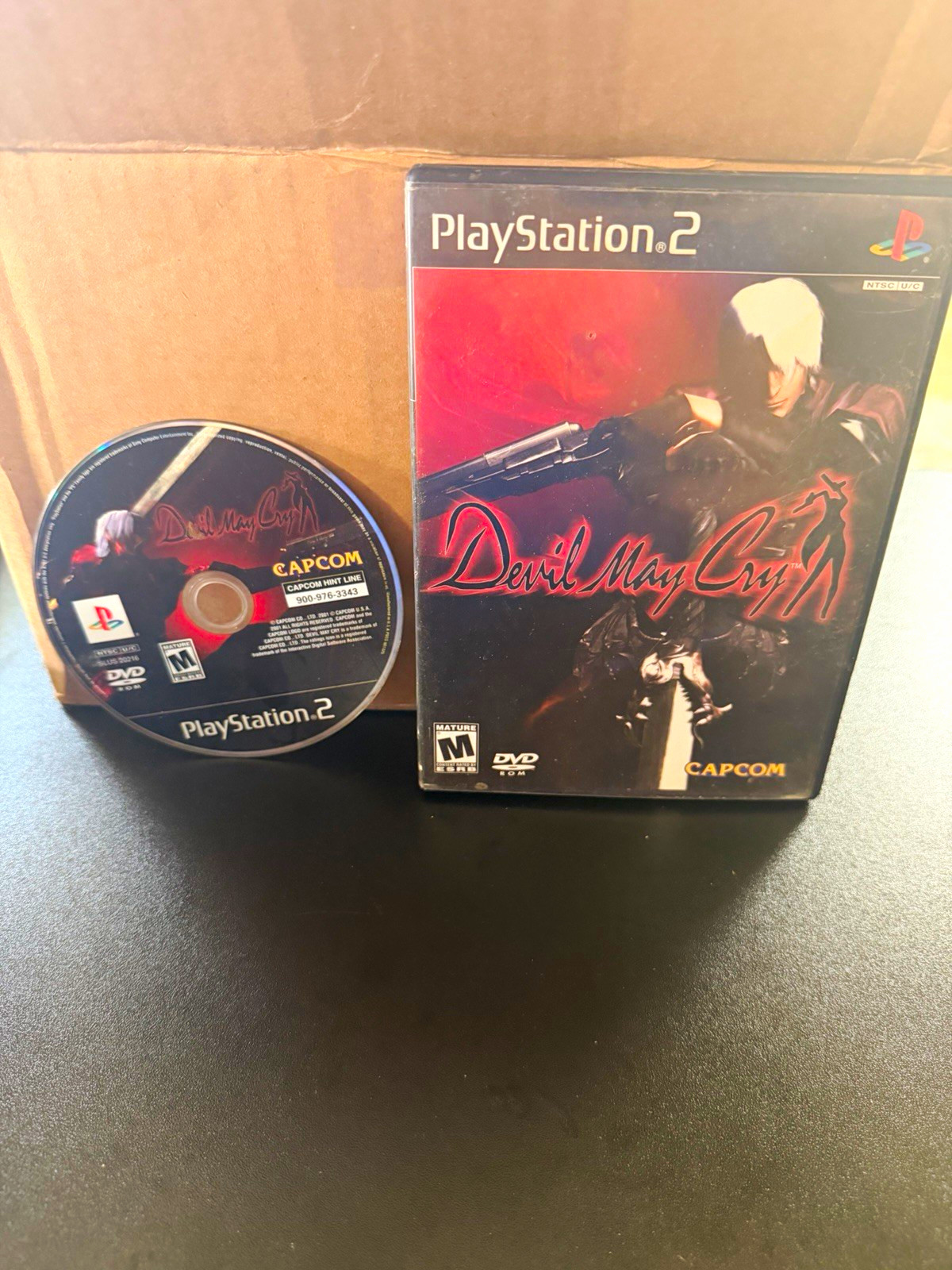 Devil May Cry [ Capcom](Sony PlayStation 2, 2001) No Manuel Black Label Tested🔥