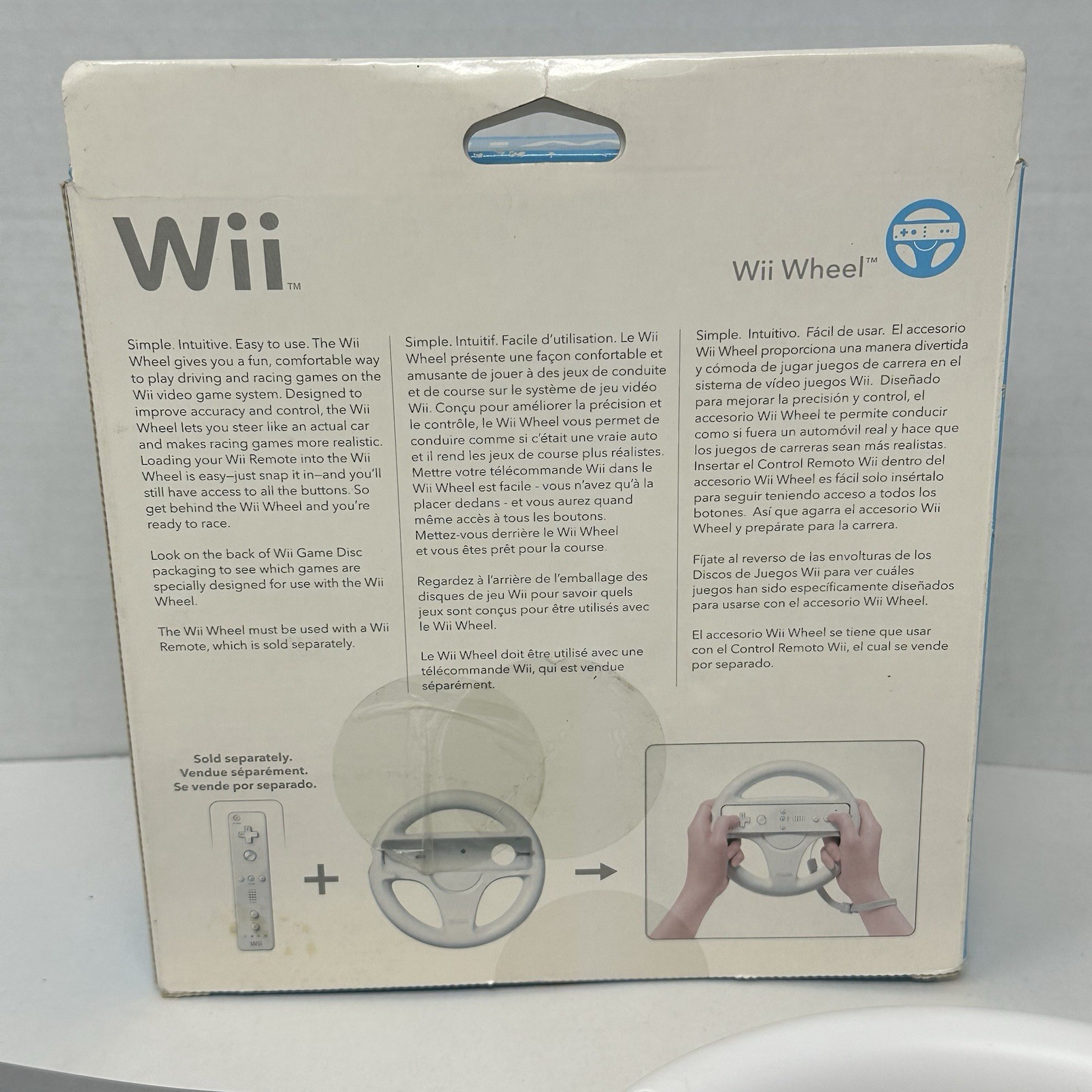 Wii Nintendo OEM RVL-024 in Box Steering Wheel Only