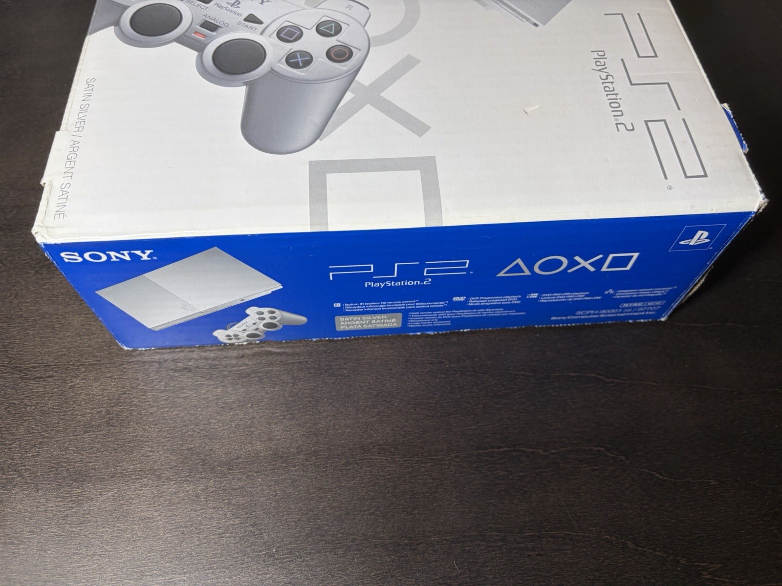 New In Box Sony Playstation 2 PS2 Slim Silver Game Console SCPH-90001