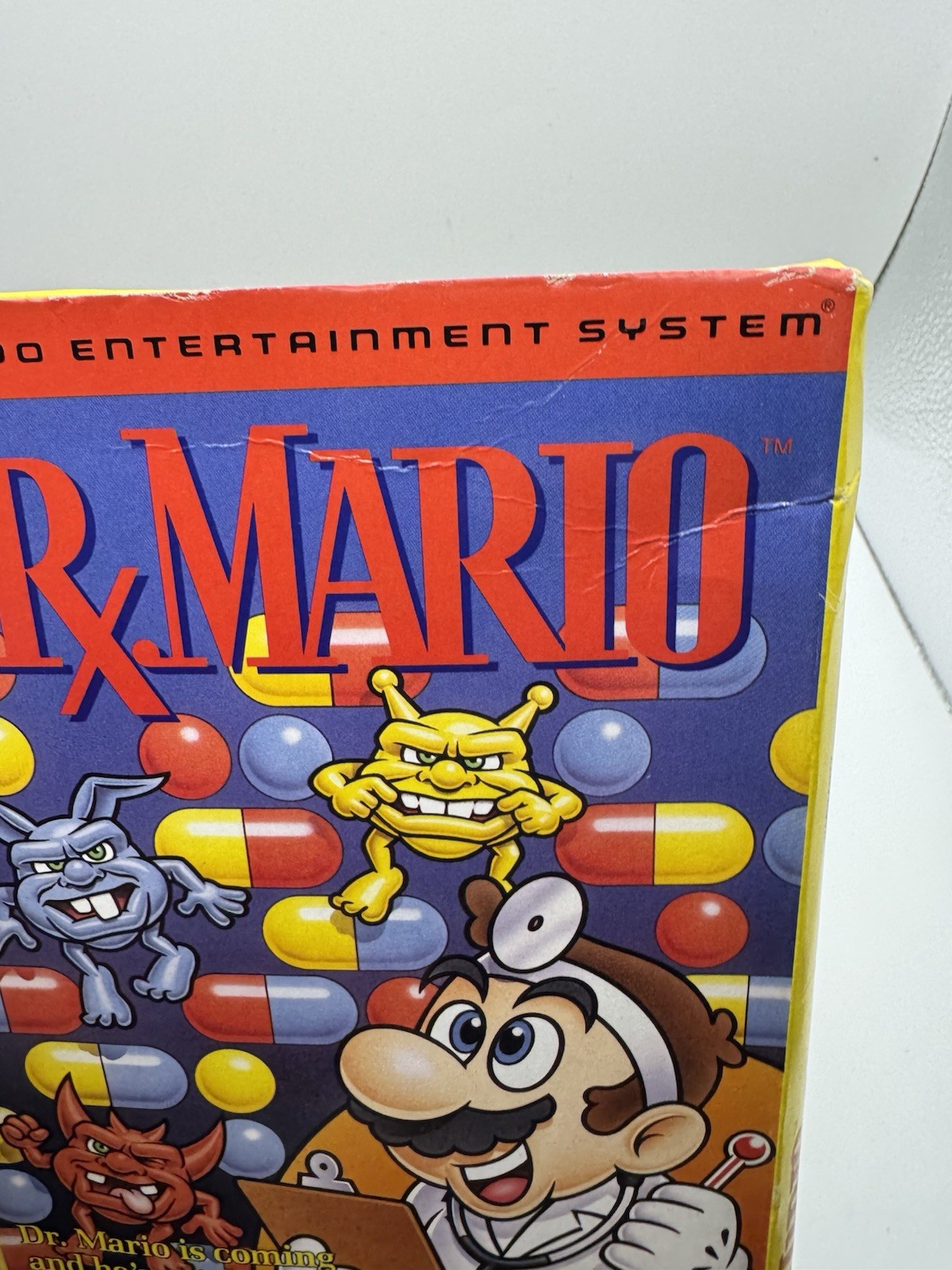 Dr. Mario NES Nintendo BOX & MANUAL ONLY – No Game – See Pics!