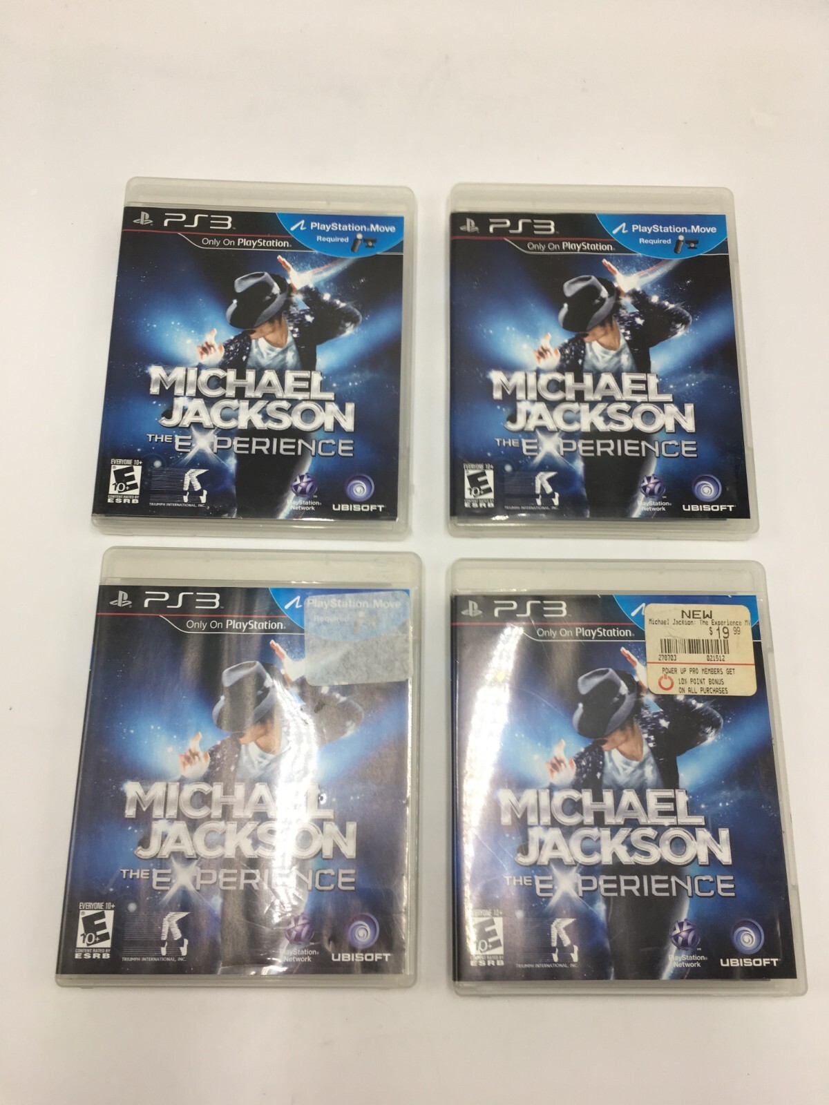 Lot of 4 – Michael Jackson The Experience (Sony PlayStation 3, PS3) w/ Manuals