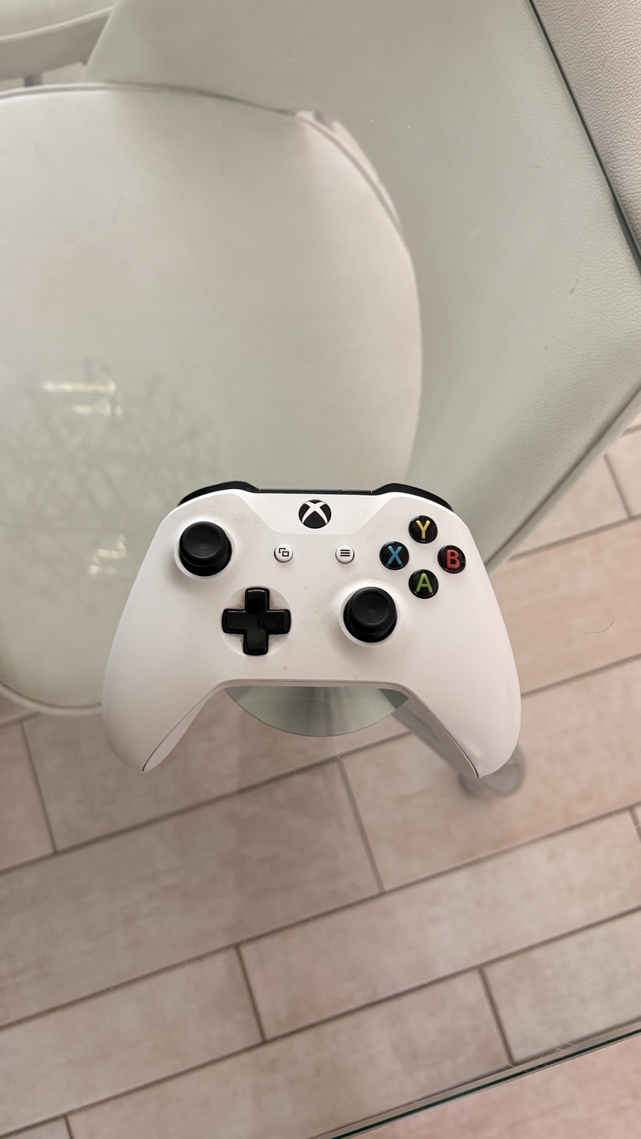 Microsoft Xbox One X 1TB 4K UHD Black Console w/ White Controller & Cables