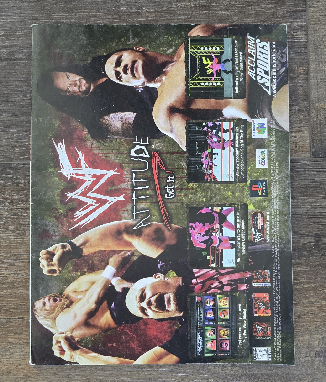 Nintendo Power Magazine Vol. 123 Hybrid Heaven Poster, Comic, & Sticker Book