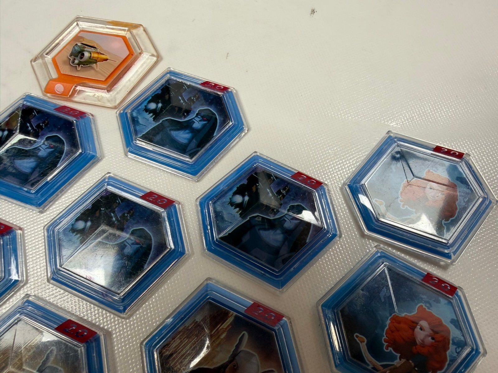 Disney Infinity Power Disc Lot – Merida, Thor, Stitch – 11 Discs