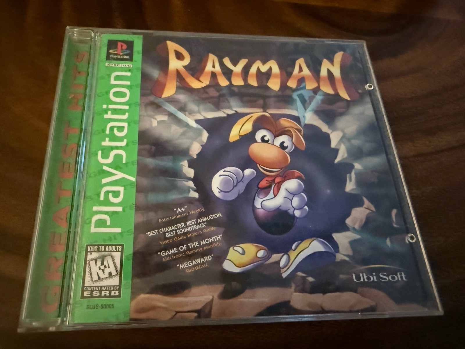 Rayman Sony PlayStation 1 NTSC-U/C Ubi Soft 1997 Platformer Rayman Series