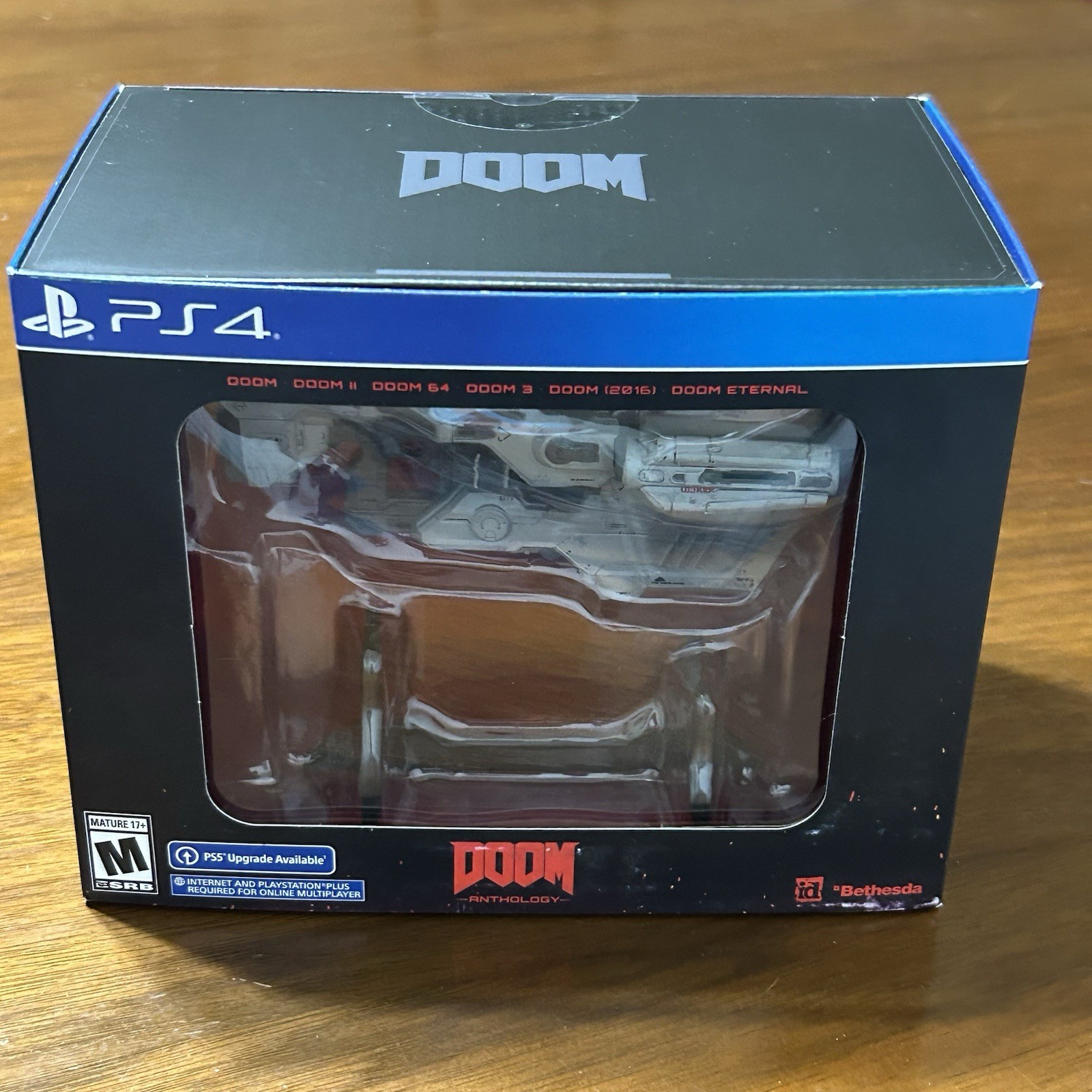 DOOM ANTHOLOGY Collector’s Edition For PS4 Upgrade to PS5 BRAND NEW 6 Doom Games