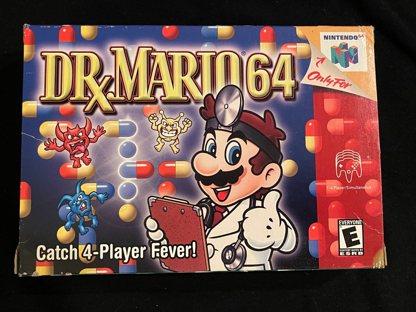Dr. Mario 64 (Nintendo 64, 2001) Box Manual Complete CIB N64