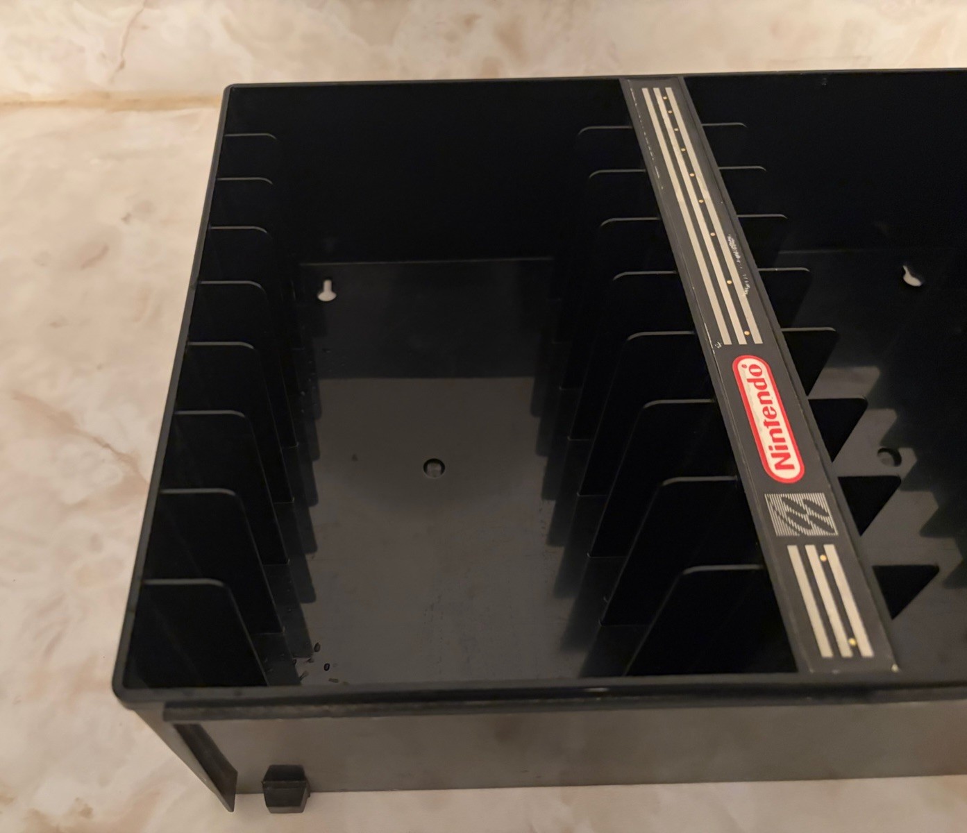Super Nintendo SNES Game Cartridge Storage Rack Shelf Holder Vintage 1993