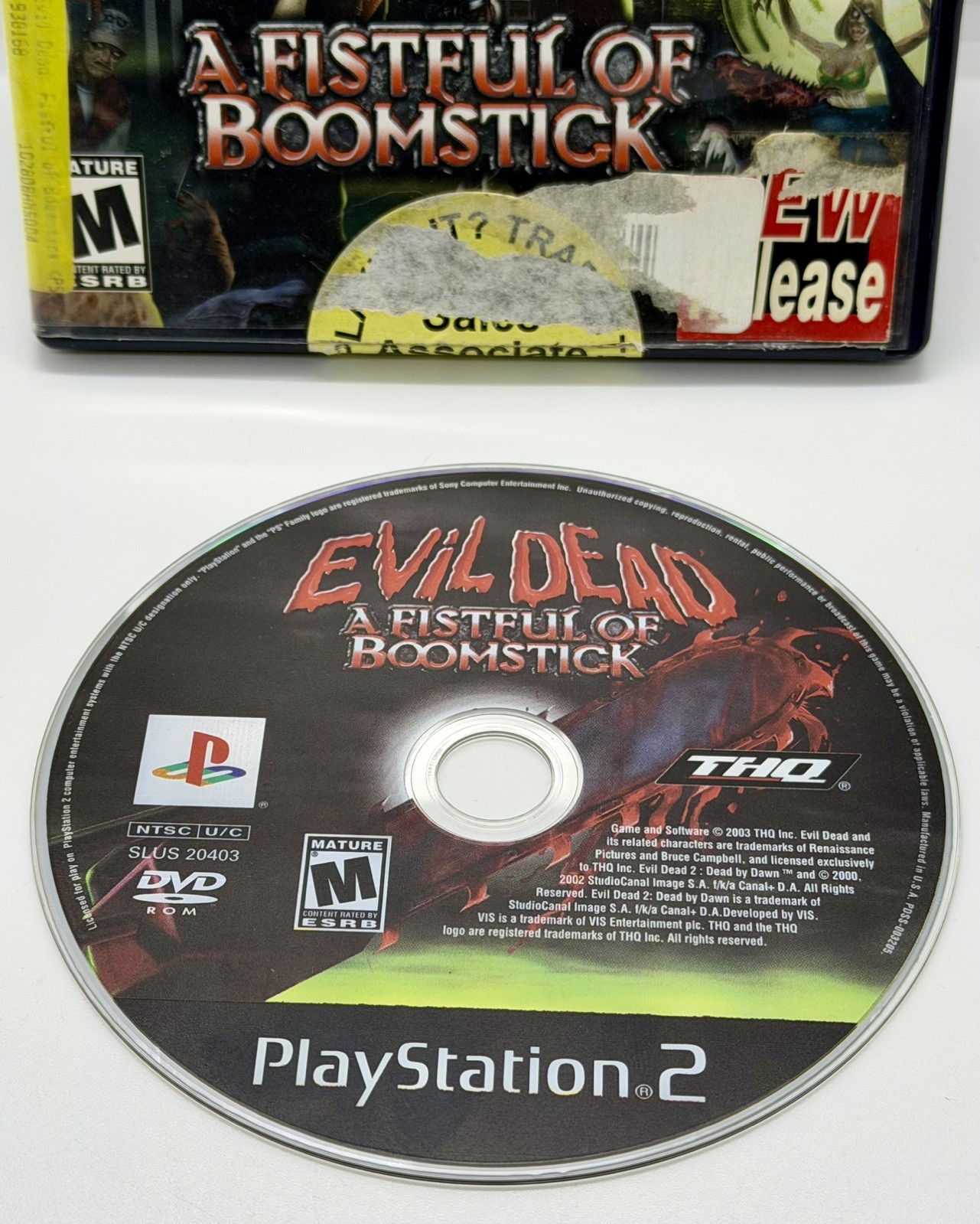 Evil Dead A Fistful of Boomstick PlayStation 2 PS2 No Manual Tested And Working