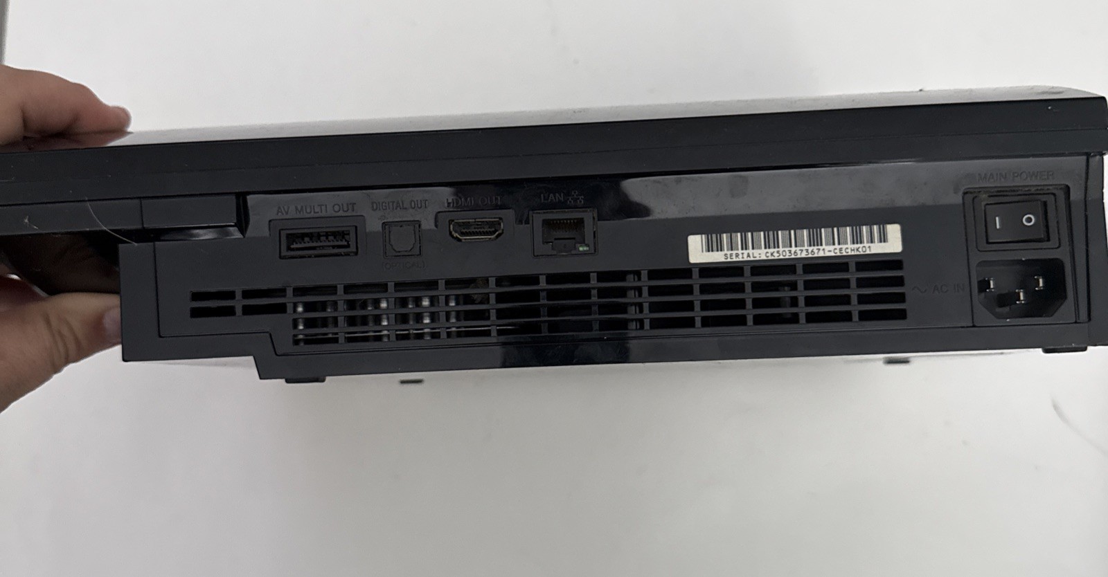 Sony PlayStation 3 PS3 CECHK01 And CECHP01 FOR PARTS/REPAIR AS IS LOT OF 2