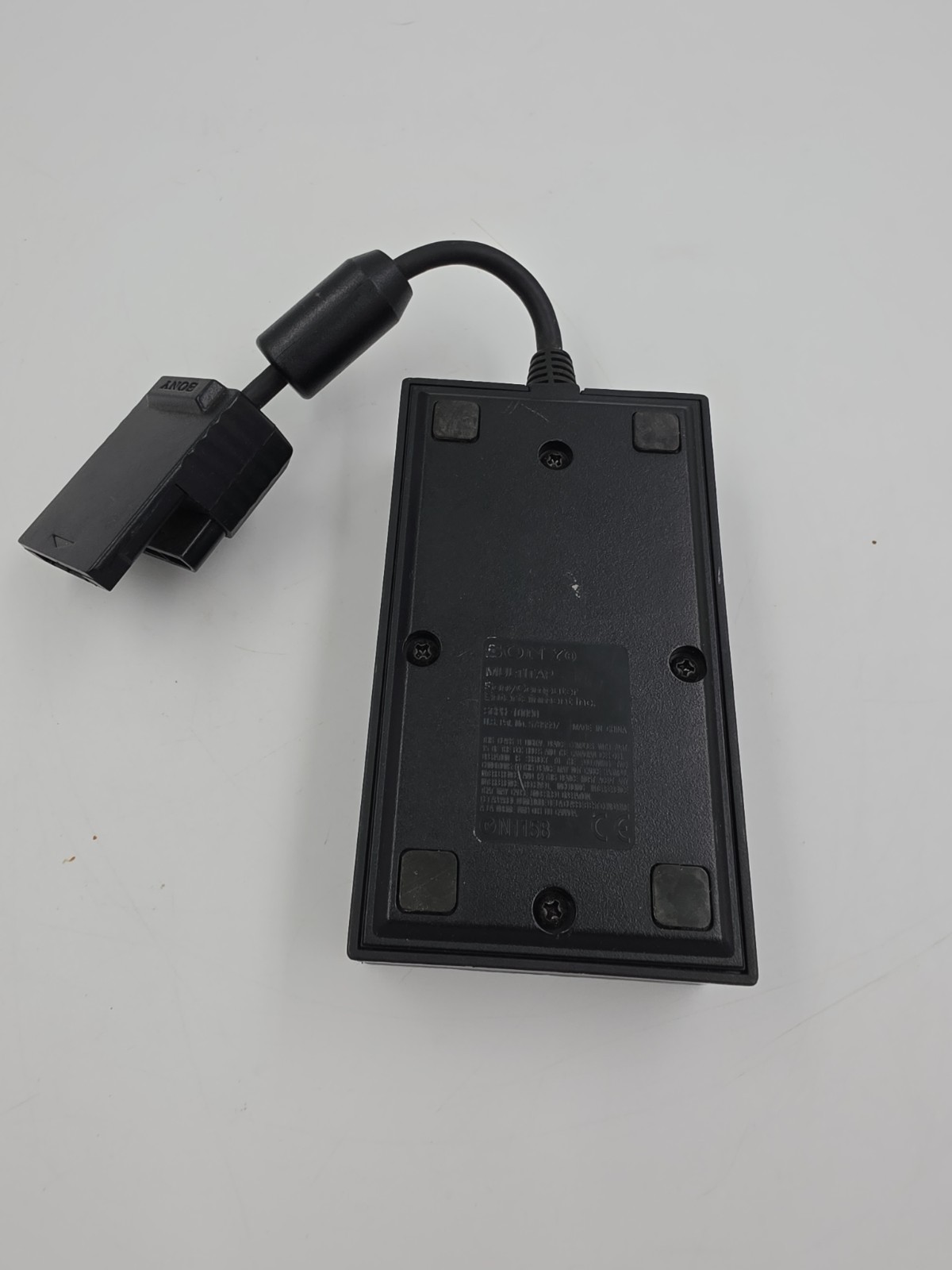 SONY PLAYSTATION 2 BLACK MULTITAP – SCPH-10090 – PS2 OEM ORIGINAL TESTED