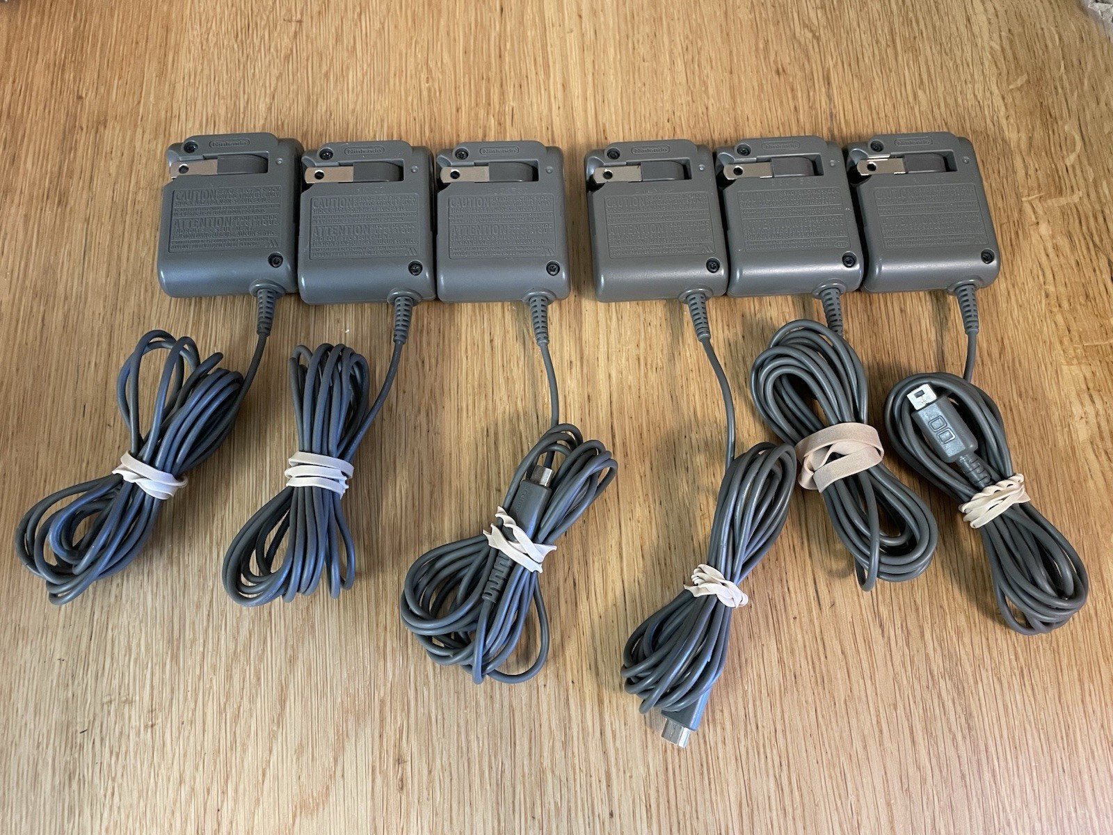 Lot Of 6 Genuine Nintendo USG-002(USA) AC Adapter Wall Chargers