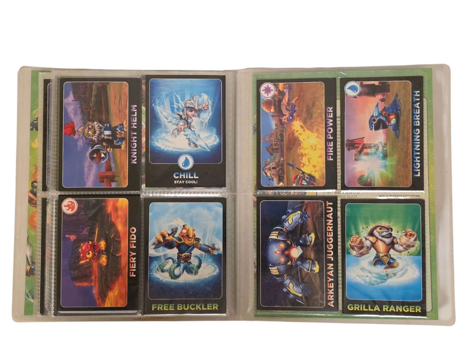 Skylanders SWAP FORCE Trading Card Album, with 109 Cards, FULL! 2012, 2013 Topps