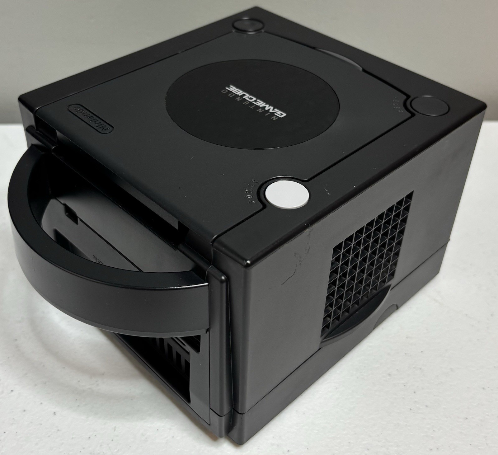 Nintendo GameCube Black Console DOL-001 USA Digital AV Out – Works After Warm Up