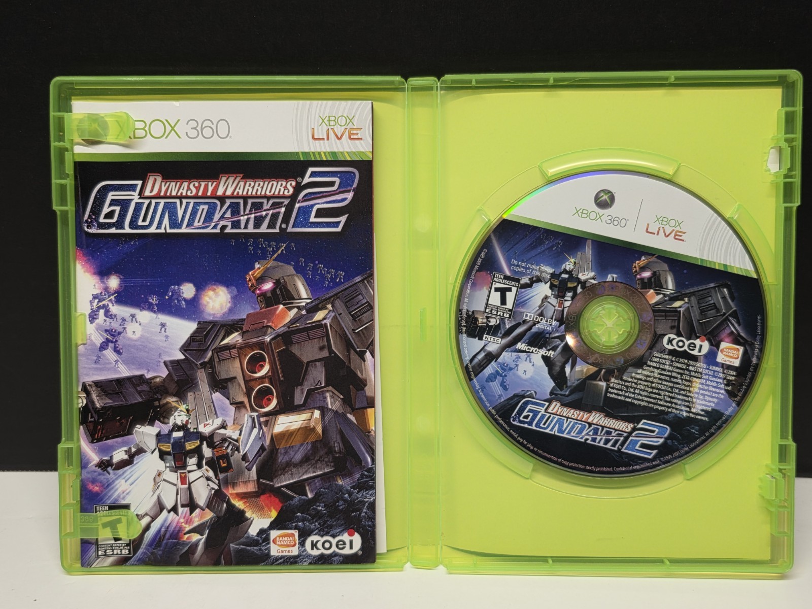 Dynasty Warriors Gundam 2 (Xbox 360) Great Condition – Tested & Ships Fast